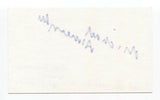 Michael Almereyda Signed 3x5 Index Card Autographed Signature Director Hamlet