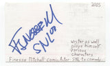 Finesse Mitchell Signed 3x5 Index Card Autographed Signature Actor Comedian SNL
