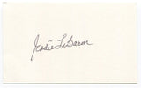 Eddie LeBaron Signed 3x5 Index Card Autographed NFL Football Dallas Cowboys