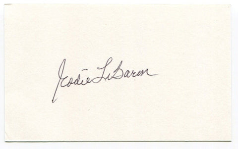 Eddie LeBaron Signed 3x5 Index Card Autographed NFL Football Dallas Cowboys