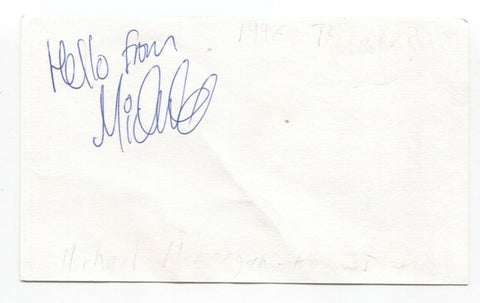 Therapy? - Michael McKeegan Signed 3x5 Index Card Autographed Signature