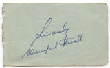 Winifred Atwell Signed Album Page Autographed Signature 