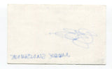 R. Bean Signed 3x5 Index Card Autographed Actress Chicago Plays Mary Sunshine