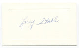 Larry Stahl Signed Card Autograph MLB Baseball Roger Harris Collection