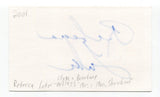 Rebecca Luker Signed 3x5 Index Card Autographed Actress Law And Order Showboat