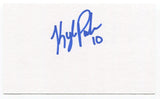 Kyle Palmieri Signed 3x5 Index Card Autographed NHL Hockey New York Islanders