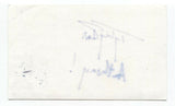 Tyley Ross Signed 3x5 Index Card Autographed Signature Actor Singer