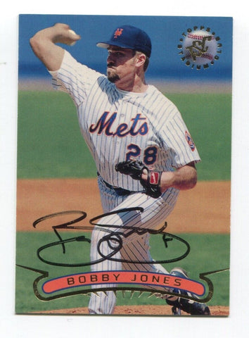 1996 Topps TSC Bobby Jones Signed Card Baseball MLB Autographed AUTO #273