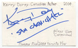 Kerry Dorey Signed 3x5 Index Card Autograph Actor Total Recall Mama MIa