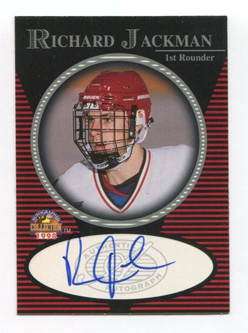1998 The Score Board Richard Jackman Signed Card Hockey NHL Autograph AUTO #232