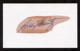 Bobby Shantz Signed Cut Autograph Signature Signed Circa 1962 Baseball