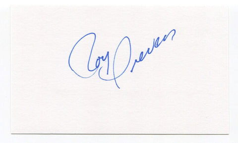 Roy Sievers Signed 3x5 Index Card Autographed MLB Baseball Washington Senators