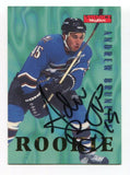 1996 Fleer Andrew Brunette Signed Card Hockey NHL Autograph AUTO #147