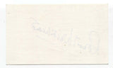 Robert Whitehead Signed 3x5 Index Card Autographed Broadway Theatre Producer