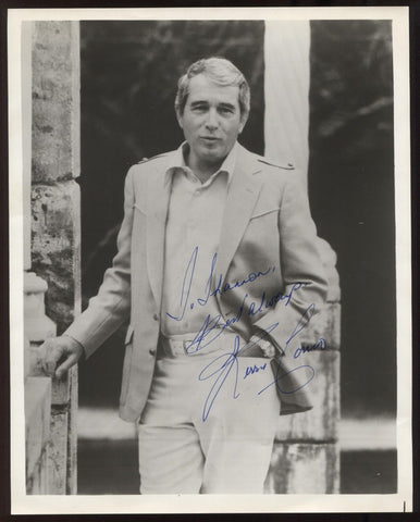 Perry Como Signed 8x10 Photo Signature Vintage Autographed 