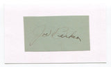 Joe Becker Signed Cut Index Card Autographed Baseball MLB Cleveland Indians