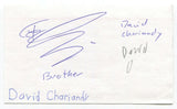 David Chariandy Signed 3x5 Index Card Autographed Author Writer Book Brother