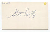 Stu Lantz Signed 3x5 Index Card Autographed Signature NBA Basketball