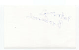 Patricia Broderick Signed 3x5 Index Card Autographed Playwright Infinity