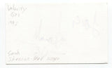 Velocity Girl - Sarah Shannon Signed 3x5 Index Card Autographed Signature