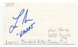Laurie Murdoch Signed 3x5 Index Card Autographed Actor X Files Degrassi