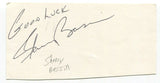 Sherwood Bassin Signed 3x5 Index Card Autographed OHL Hockey Owner Executive