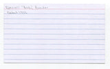 Darrell Brandon Signed Index Card Autographed Baseball MLB Boston Red Sox