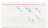 Anne Kanengeiser Signed 3x5 Index Card Autographed Signature Actress