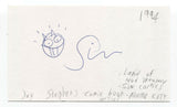 Jay Stephens Signed Index Card Autograph Signature Comic Artist Cartoonist