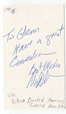 Vin Di Bona Signed 3x5 Index Card Autographed Signature TV Producer