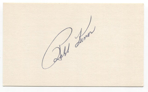 Ralph Kiner Signed 3x5 Index Card Baseball Autographed Pittsburgh Pirates HOF