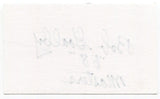 Bob Goalby Signed 3 x 5 Index Card Autographed 1968 Masters Winner