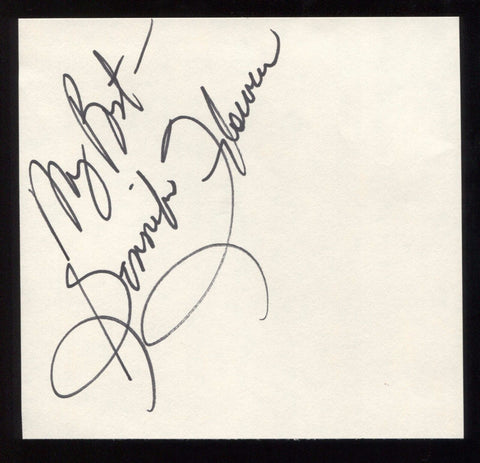 Gennifer Flowers Signed Book Page Cut Autographed Cut Signature 