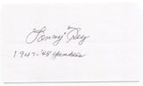 Lonny Frey Signed 3x5 Index Card Autographed MLB Baseball 1947 New York Yankees