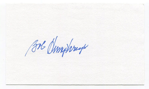 Bob Humphreys Signed 3x5 Index Card Autographed Baseball 1964 St Louis Cardinals