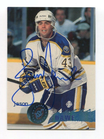 1996 Topps Stadium Club Jason Dawe Signed Card Hockey Autograph AUTO #147
