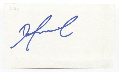 Ours - Dave Milone Signed 3x5 Index Card Autographed Signature Band