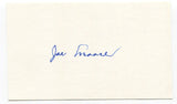 Jo-Jo Moore Signed 3x5 Index Card Autographed MLB Baseball 1930s New York Giants
