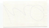 Haven - Gary Briggs Signed 3x5 Index Card Autographed Signature Band