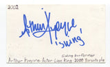 Arthur Kyekune Signed 3x5 Index Card Autographed Actress Lion King