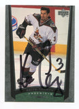 1999 Upper Deck  Keith Carney Signed Card Hockey NHL Autograph AUTO #343