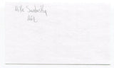 Mike Sandusky Signed 3x5 Index Card Autographed NFL Football Pittsburgh Steelers