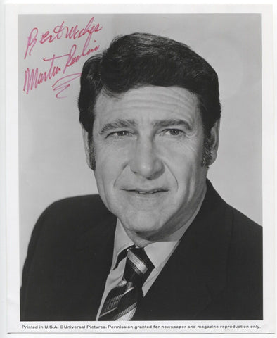 Martin Rackin Signed 8x10 Photo Autographed Signature Film Producer