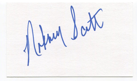 Rodney Scott Signed 3x5 Index Card Autographed MLB Baseball Montreal Expos