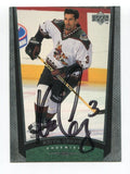 1999 Upper Deck Keith Carney Signed Card Hockey NHL Autograph AUTO #343