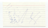 Hal Niedzviecki Signed 3x5 Index Card Autographed Signature Author Writer