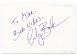 Carly Bawden Signed Page Autographed Signature Inscribed "To Mike" Doctors