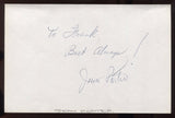 Jean Porter Signed HUGE 8x5 Inch Page Autographed Signature One Million BC