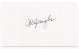 Al Spangler Signed 3x5 Index Card Autographed Baseball Houston Colt 45s