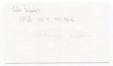 John Fabian Signed 3x5 Index Card Autographed Space NASA Astronaut